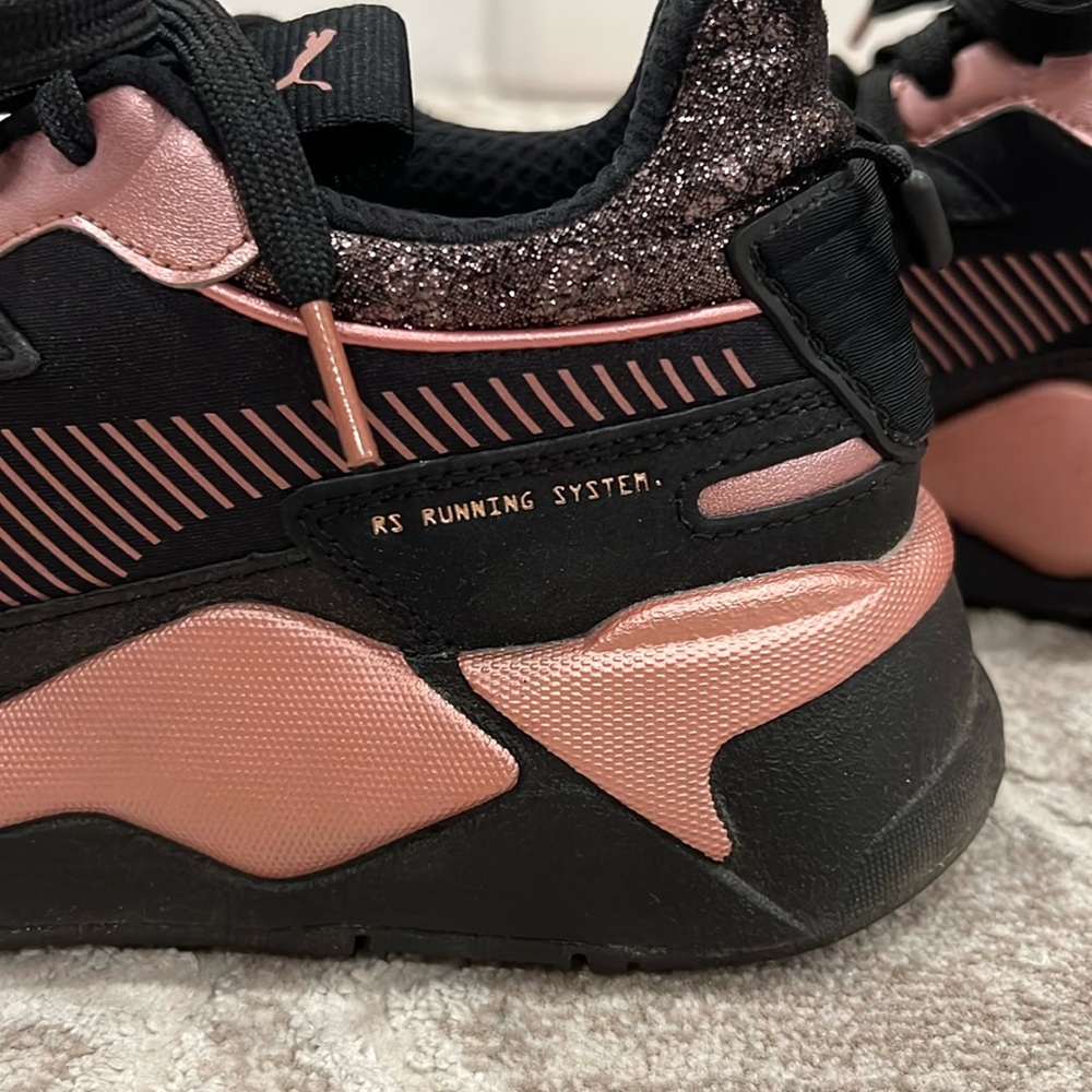 Puma RS-X Collection Black/Rose Women Running Sneakers/ Size 7.5/ Like New - Picture 5 of 11